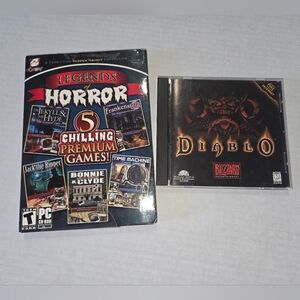 LOT OF TWO CD-ROM GAMES - PRE-OWNED